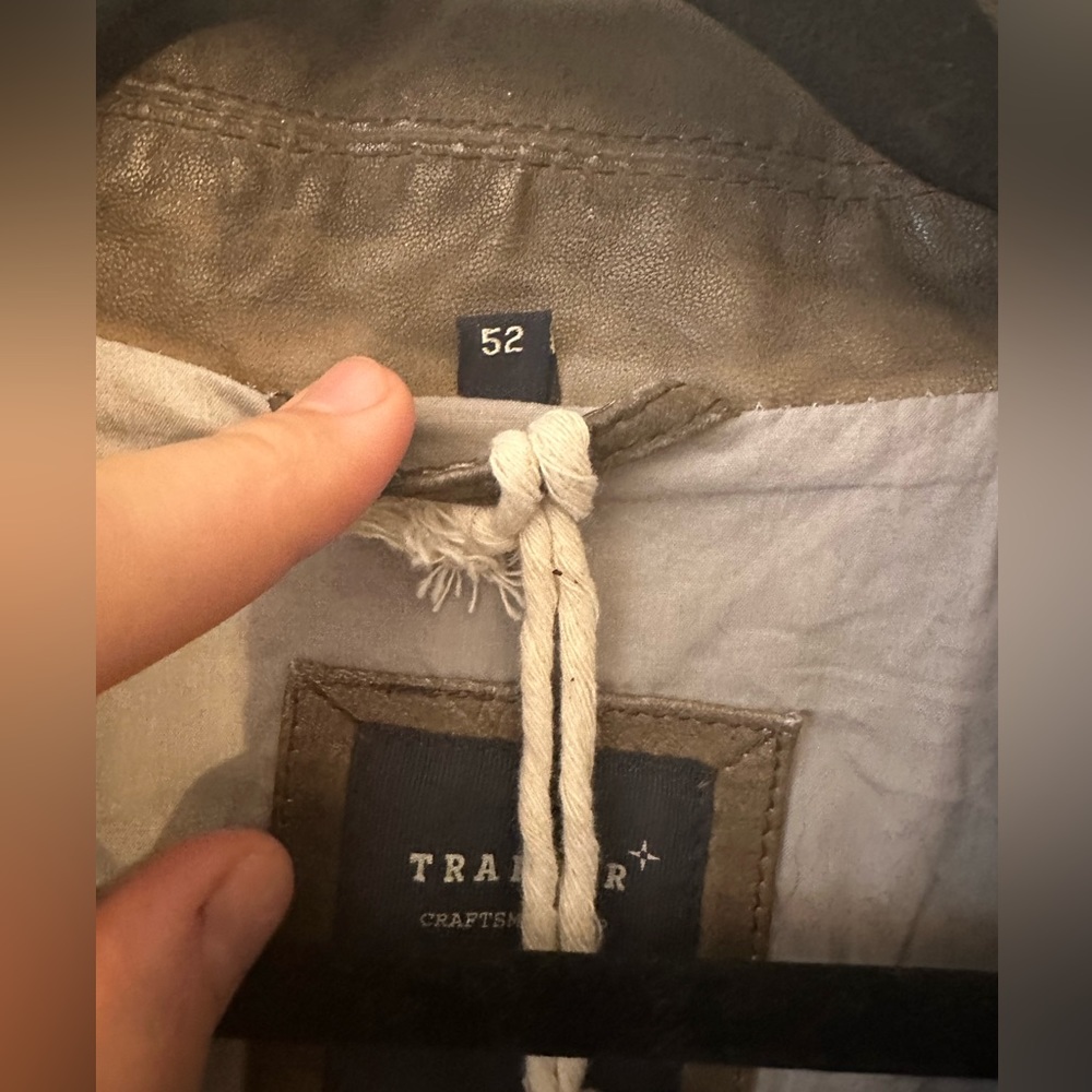 Trapper Men’s Leather Jacket - Picture 2 of 6